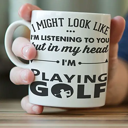 Lustige Golfer-Tasse...